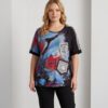 ELIZAFANTI Women's Artistic Print Blouse - Premium Fashion Top ELIZAFANTI Women's Artistic Print Blouse - Premium Fashion Top