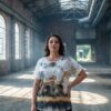 Premium Artistic Print Blouse - Wholesale Fashion Premium Artistic Print Blouse - Wholesale Fashion