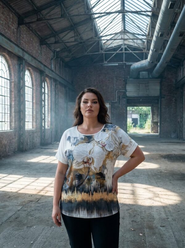 Premium Artistic Print Blouse - Wholesale Fashion Premium Artistic Print Blouse - Wholesale Fashion