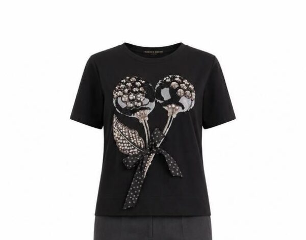 Premium Black Graphic Blouse - Wholesale B2B Premium Black Graphic Blouse - Wholesale B2B