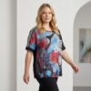 ELIZAFANTI Women's Artistic Print Blouse - Premium Fashion Top ELIZAFANTI Women's Artistic Print Blouse - Premium Fashion Top