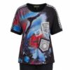 ELIZAFANTI Women's Artistic Print Blouse - Premium Fashion Top ELIZAFANTI Women's Artistic Print Blouse - Premium Fashion Top