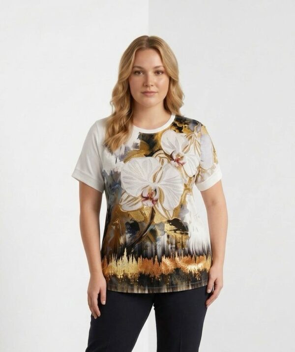 Premium Artistic Print Blouse - Wholesale Fashion Premium Artistic Print Blouse - Wholesale Fashion