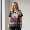 Premium Artistic Print Blouse - Wholesale Fashion Premium Artistic Print Blouse - Wholesale Fashion