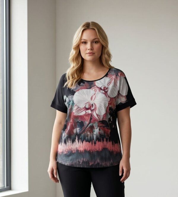 Premium Artistic Print Blouse - Wholesale Fashion Premium Artistic Print Blouse - Wholesale Fashion
