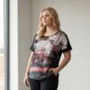 Premium Artistic Print Blouse - Wholesale Fashion Premium Artistic Print Blouse - Wholesale Fashion