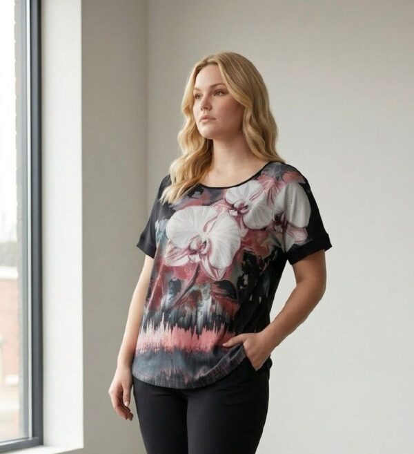 Premium Artistic Print Blouse - Wholesale Fashion Premium Artistic Print Blouse - Wholesale Fashion