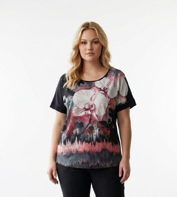 Premium Artistic Print Blouse - Wholesale Fashion Premium Artistic Print Blouse - Wholesale Fashion