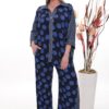 Premium Polka Dot Tracksuit - Navy Blue