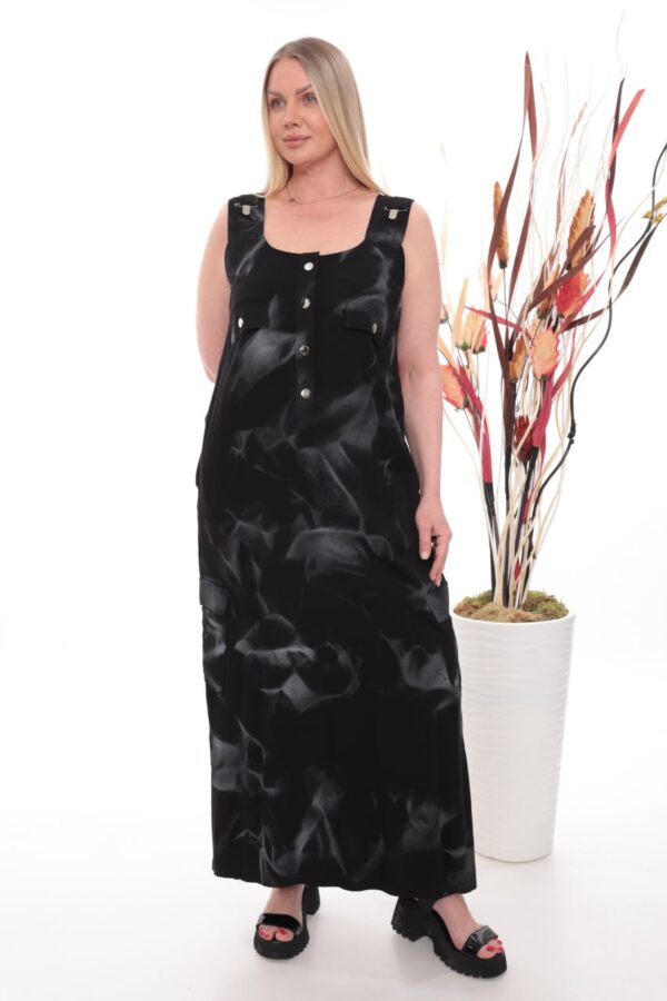 Premium Black Velvet Button Dress Premium Black Velvet Button Dress