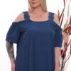 Women's Cold Shoulder Dress with Decorative Hem Women's Cold Shoulder Dress with Decorative Hem