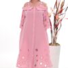 Premium Cold Shoulder Dress with Eyelet Details Premium Cold Shoulder Dress with Eyelet Details