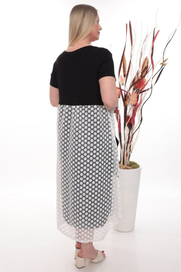 Premium Polka Dot Color Block Dress - Wholesale Premium Polka Dot Color Block Dress - Wholesale