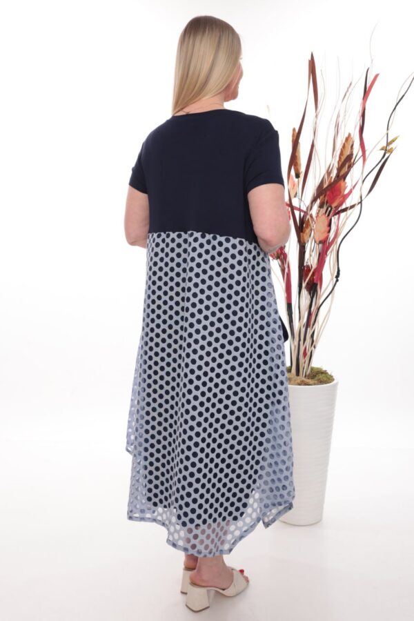 Premium Polka Dot Color Block Dress - Wholesale Premium Polka Dot Color Block Dress - Wholesale