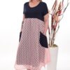 Premium Polka Dot Color Block Dress - Wholesale Premium Polka Dot Color Block Dress - Wholesale