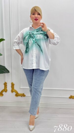 Premium Dragonfly Print Shirt - Wholesale Fashion Apparel
