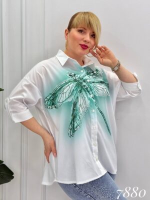 Premium Dragonfly Print Shirt - Wholesale Fashion Apparel