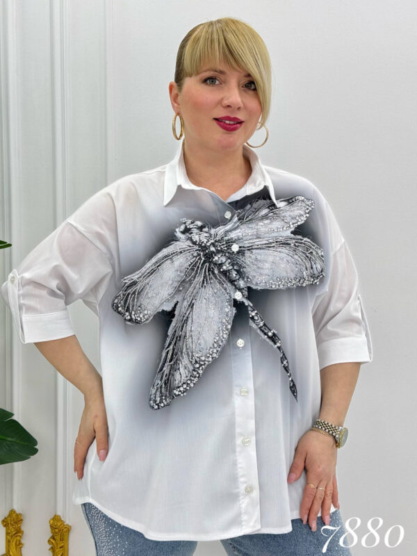 Premium Dragonfly Print Shirt - Wholesale Fashion Apparel Premium Dragonfly Print Shirt - Wholesale Fashion Apparel