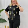 Premium Pineapple Print Cotton T-Shirt & Shorts Set