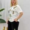 Premium Pineapple Print Cotton T-Shirt & Shorts Set