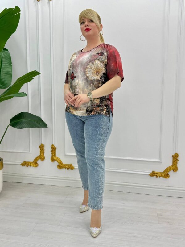 Premium Floral Print Blouse - Wholesale Fashion Top Premium Floral Print Blouse - Wholesale Fashion Top