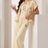 Women's Premium Two-Piece Set - Top and Wide Leg Pants