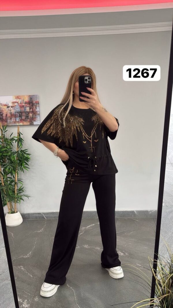 Premium Black Top Bottom Set - Wholesale Fashion Premium Black Top Bottom Set - Wholesale Fashion