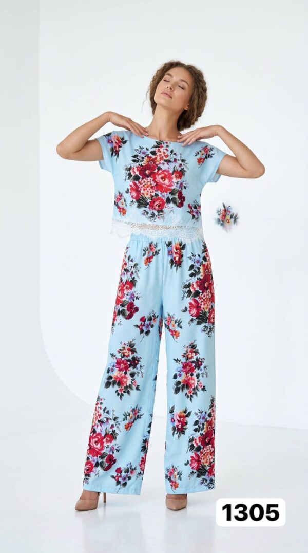 Floral Print Two-Piece Set - Premium Wholesale Fashion