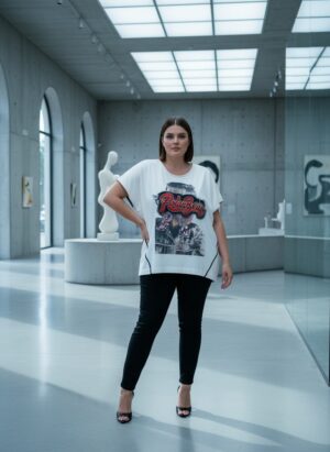 LAVELINA3156 Premium Graphic Blouse LAVELINA3156 Premium Graphic Blouse