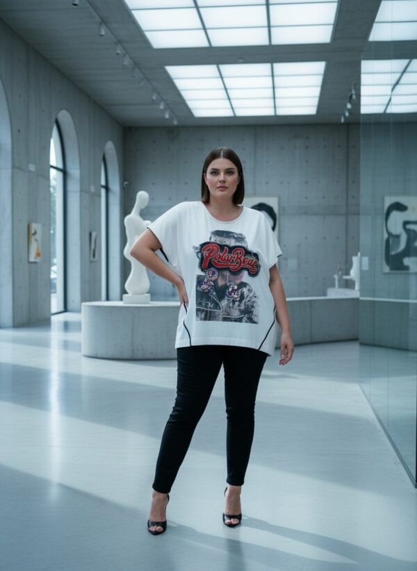 LAVELINA3156 Premium Graphic Blouse