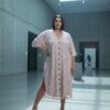 LAVELINA3656 Premium Linen Button Dress LAVELINA3656 Premium Linen Button Dress