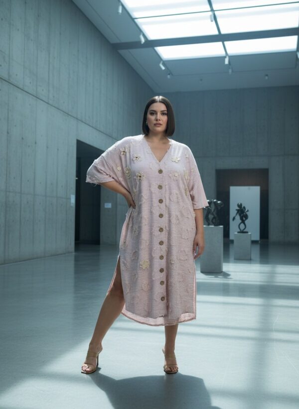 LAVELINA3656 Premium Linen Button Dress LAVELINA3656 Premium Linen Button Dress