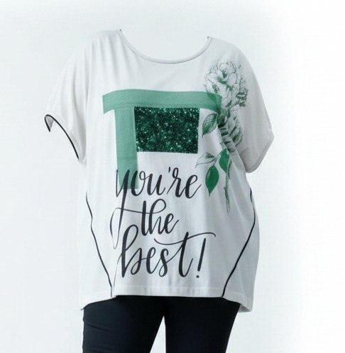 LAVELINA3181 Premium Graphic Blouse