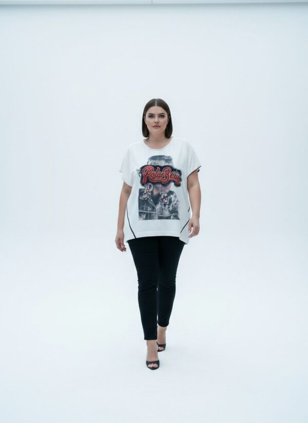 LAVELINA3156 Premium Graphic Blouse