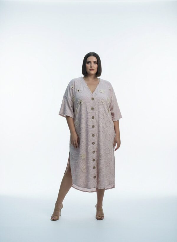 LAVELINA3656 Premium Linen Button Dress LAVELINA3656 Premium Linen Button Dress