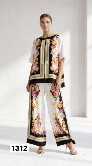 TATU1312 Floral Baroque Top & Bottom Set TATU1312 Floral Baroque Top & Bottom Set