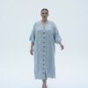 LAVELINA3656 Premium Linen Button Dress LAVELINA3656 Premium Linen Button Dress
