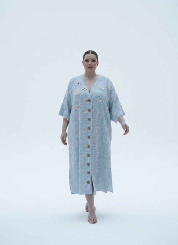 LAVELINA3656 Premium Linen Button Dress LAVELINA3656 Premium Linen Button Dress