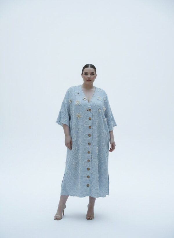 LAVELINA3656 Premium Linen Button Dress LAVELINA3656 Premium Linen Button Dress