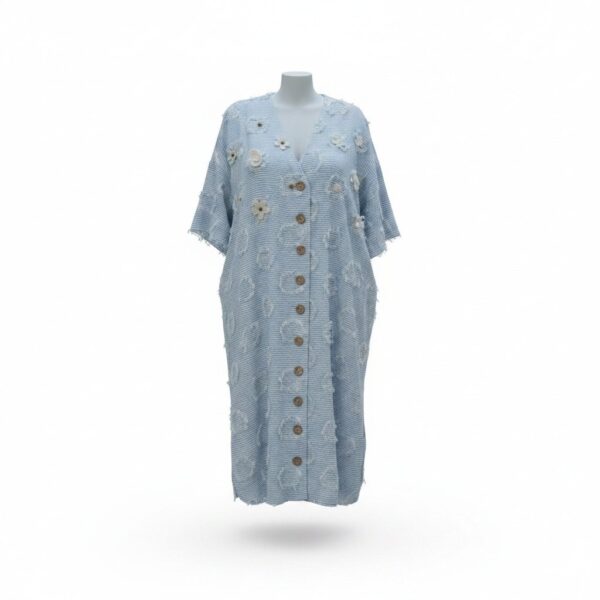 LAVELINA3656 Premium Linen Button Dress LAVELINA3656 Premium Linen Button Dress