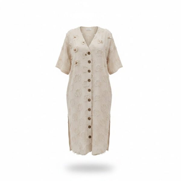 LAVELINA3656 Premium Linen Button Dress LAVELINA3656 Premium Linen Button Dress