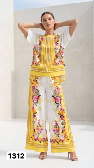 TATU1312 Floral Baroque Top & Bottom Set