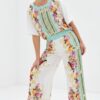 TATU1312 Floral Baroque Top & Bottom Set TATU1312 Floral Baroque Top & Bottom Set