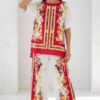 TATU1312 Floral Baroque Top & Bottom Set TATU1312 Floral Baroque Top & Bottom Set