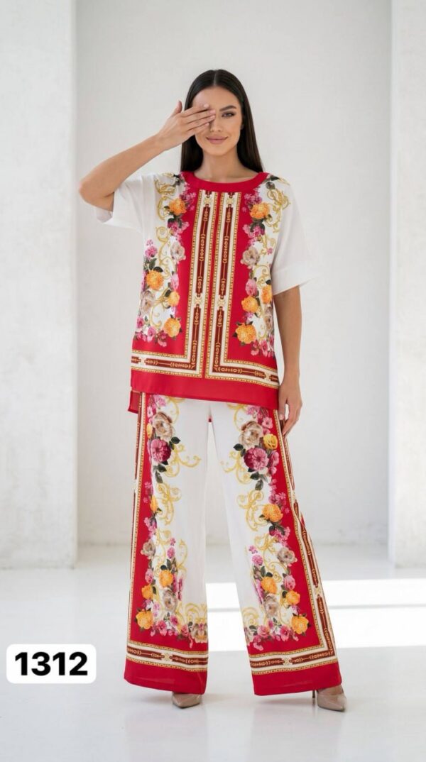TATU1312 Floral Baroque Top & Bottom Set TATU1312 Floral Baroque Top & Bottom Set
