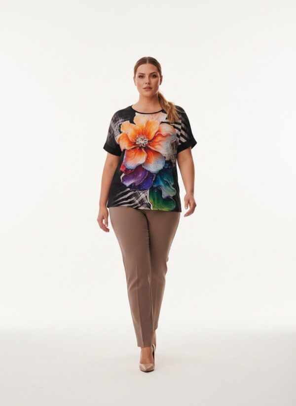 ELIZAFANTI9457 Premium Floral Print Blouse