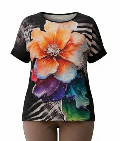 ELIZAFANTI9457 Premium Floral Print Blouse