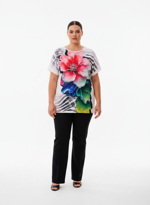 ELIZAFANTI9457 Premium Floral Print Blouse