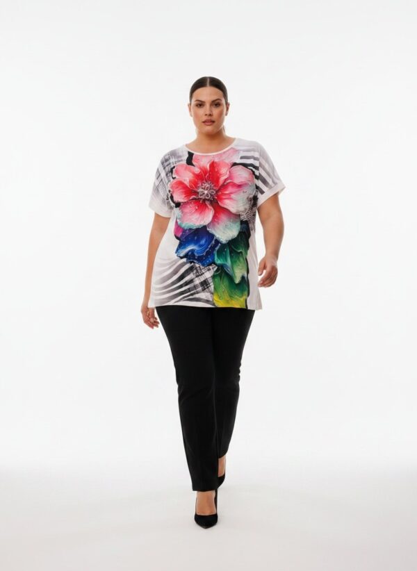 ELIZAFANTI9457 Premium Floral Print Blouse