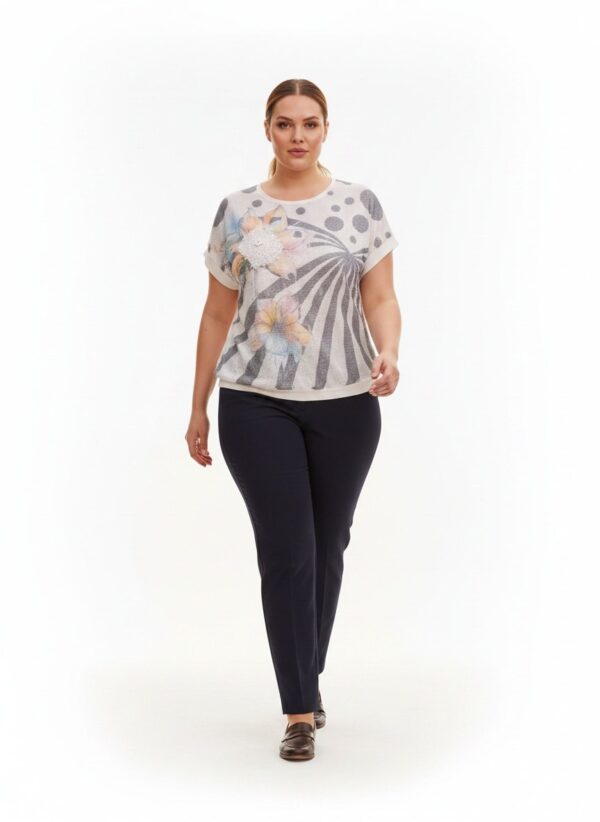 ELIZAFANTI9512 Floral Print Blouse ELIZAFANTI9512 Floral Print Blouse